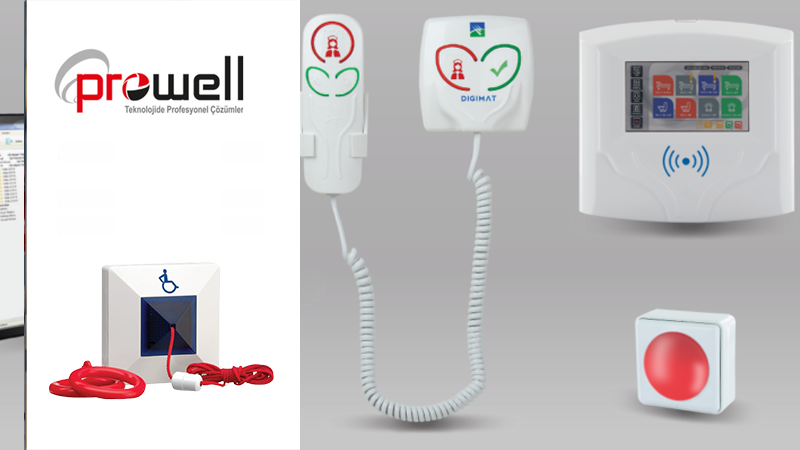 Engelli WC Acil Yardım Alarm Seti