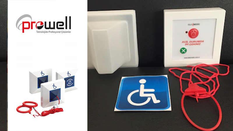 Engelli WC Acil Yardım Butonu