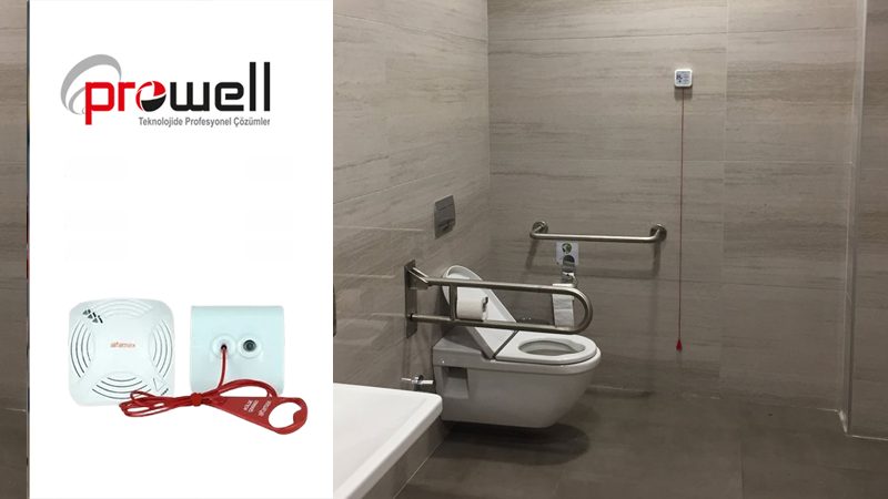 Kablosuz İpli WC Alarmı