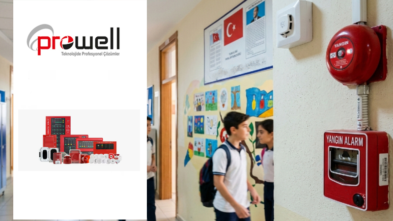 Antalya okul yangın alarm sistemi