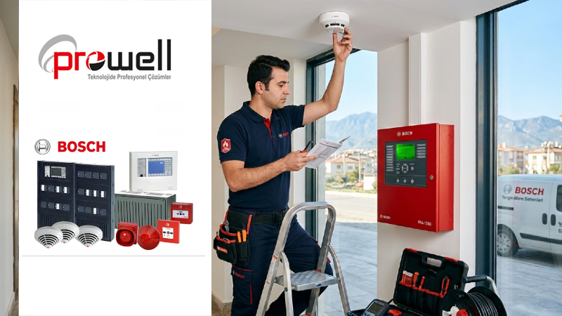 Burdur Bosch yangın alarm servisi